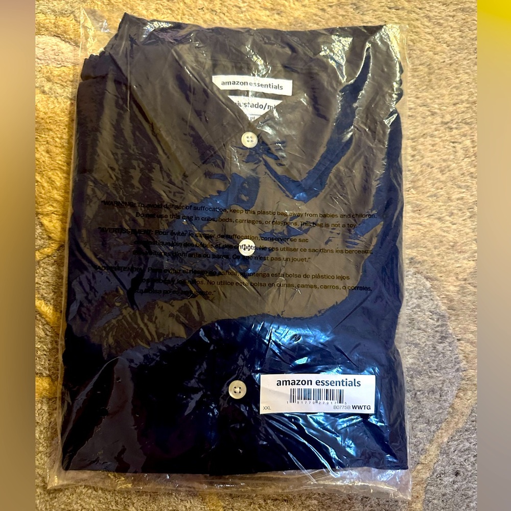 Navy button down XXL NEW